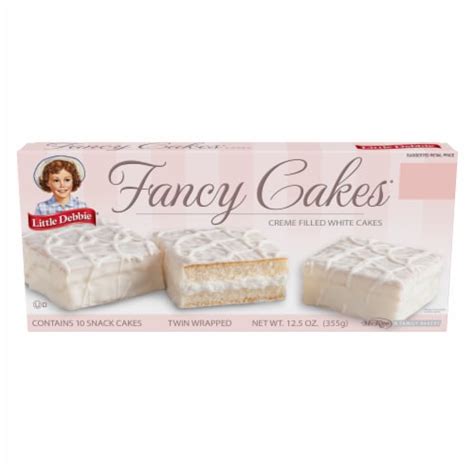 Little Debbie® Fancy Cakes® Creme Filled White Cake 10 Ct 125 Oz Kroger