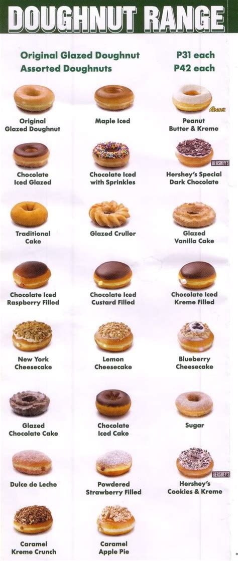 Krispy Kreme Menu Krispy Kreme Donuts Coffee Delta Menu Prices
