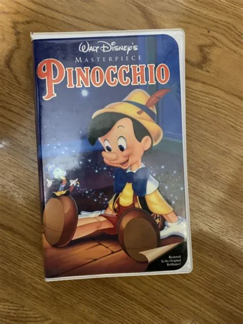 Walt Disneys Masterpiece Pinocchio Vhs Tape Eur 762 Picclick Fr