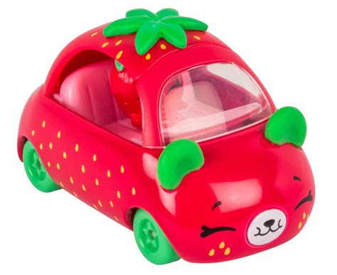 Shopkins Cutie Car Single Pack Strawberry Speedy