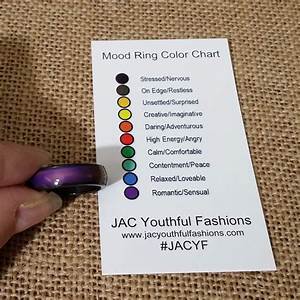Mood Ring Color Chart For Sale Donovan Bright