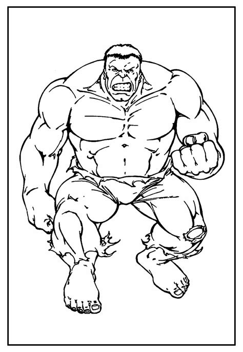 Desenhos Do Hulk Para Imprimir E Colorir Pinte Online
