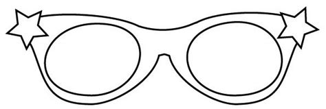 Bring the page to life one number and color at a time! star glasses template coloring pages | Coloring pages ...