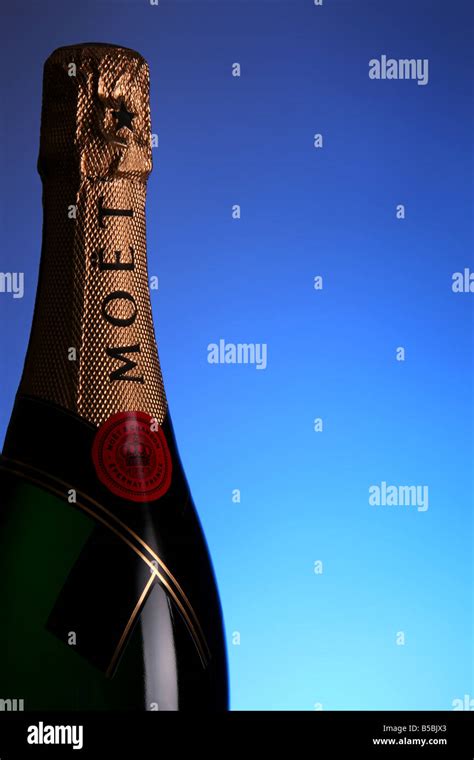 A Bottle Of Moet Et Chandon Champagne Stock Photo Alamy