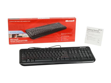 Microsoft Wired Keyboard 600 Black Wired Keyboard For Gaming