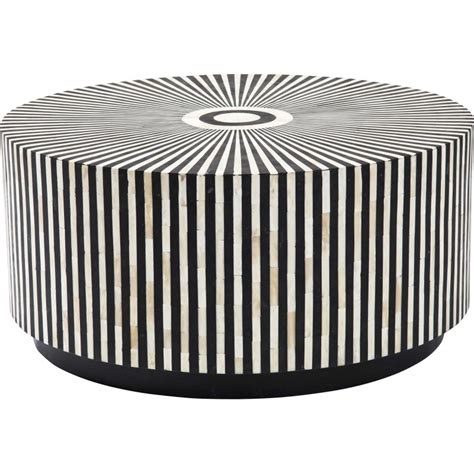 Chêne et marbre white beauty. Table basse contemporaine noire et blanche - Electra ...