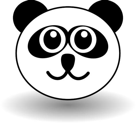 Panda Bear Face · Free Vector Graphic On Pixabay