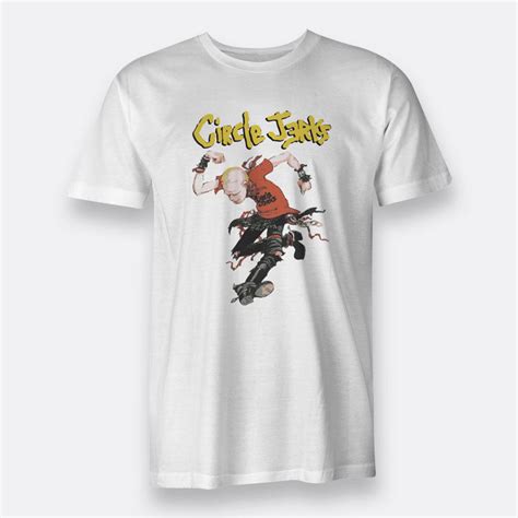 Circle Jerks Punk Band T Shirts Tees For Men S White S Xxxl Size Band T Shirt Tee Teeband Tee