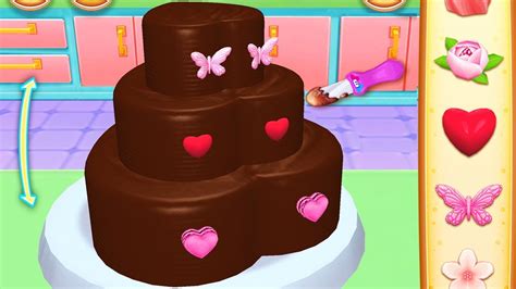Fun Kids Cooking Game Bakery Cake Maker Learn Color Decorate Serve