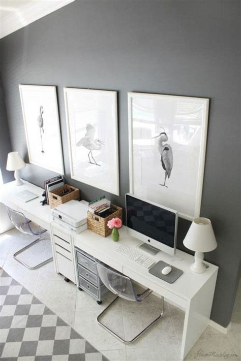 Stilvolles Büro Zu Hause Einrichtung Trendy Gray Home Offices Home