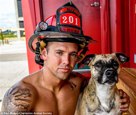 Shirtless Firefighters Pose With Puppies For 2015 Charity Calendar