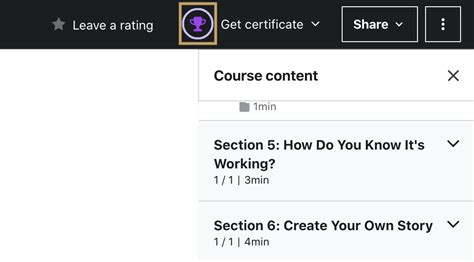 How To Download Your Certificate Of Completion On A Browser Udemy