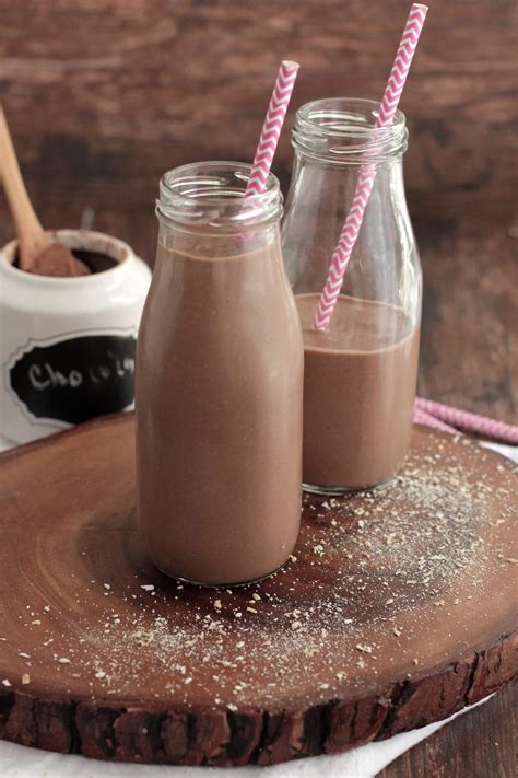 Chocolate Banana Protein Smoothie Live Simply