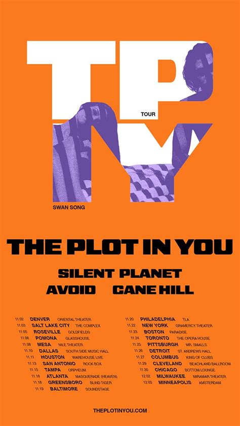 The Plot In You Announces Fall 2022 North American Headline Tour