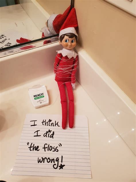 The Floss Awesome Elf On The Shelf Ideas Elf Fun Elf Activities