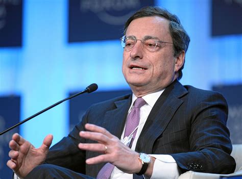 Draghi was also chair of the financial. Mario Draghi - Wikiquote