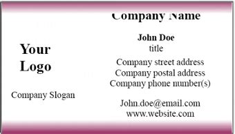 Electrical business card templates and electrical business card designs. Business Cards Templates Word - Business Card - Website ...
