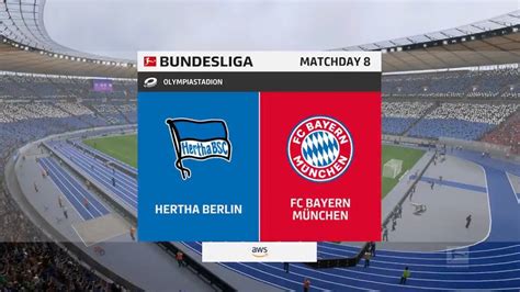 fifa 23 hertha berlin vs bayern munich bundesliga prediction youtube