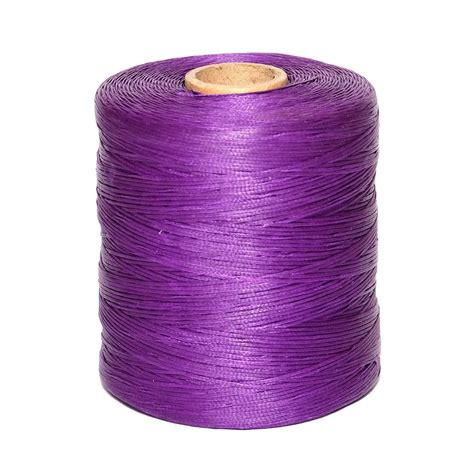 Purple Waxed Polyester Leather Thread Threads Custom
