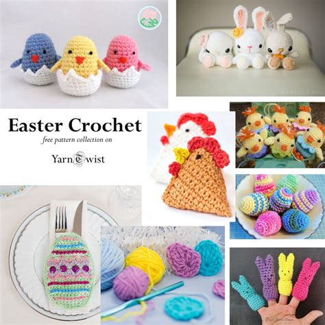 Free Collection Of Easter Crochet Patterns Yarn Twist Easter