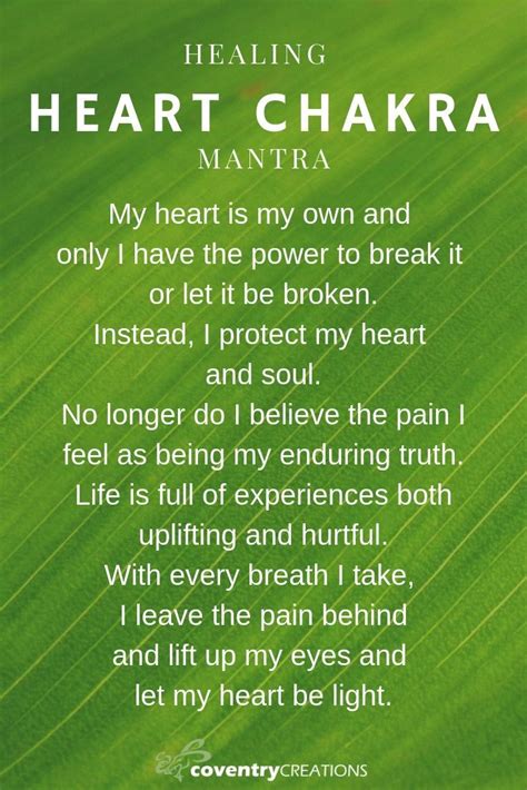 healing heart chakra mantra chakra mantra chakra affirmations healing heart
