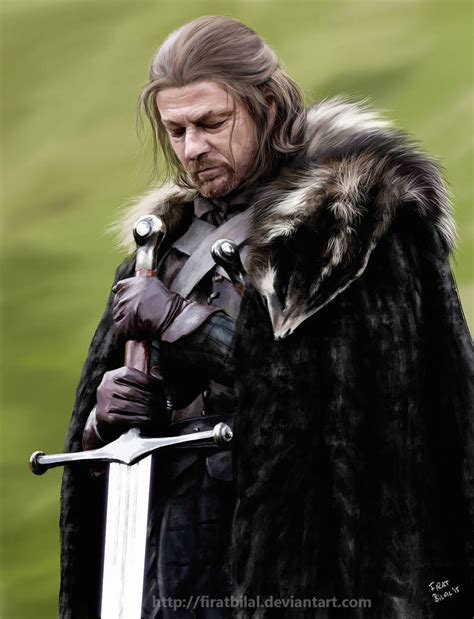 Game Of Thrones Eddard Ned Stark By Firatbilal On Deviantart