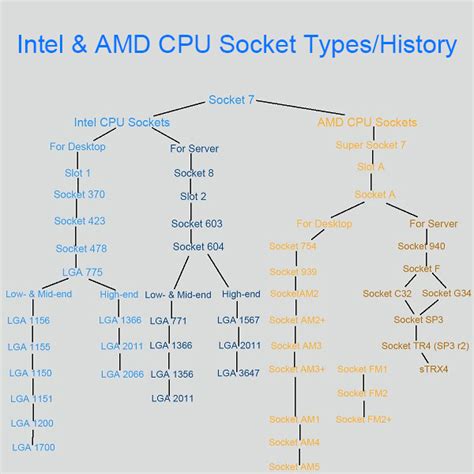 New Update Intel And Amd Cpu Socket Types With Diagram Minitool