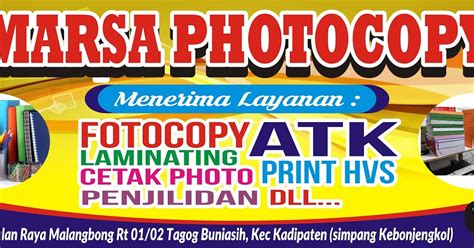Usaha Fotocopy Contoh Spanduk Fotocopy Gambar Contoh Banners | Images