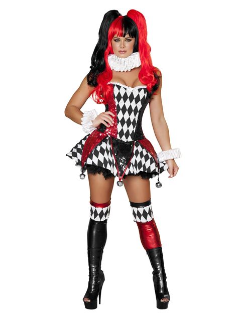 Sexy Court Jester Cutie Deluxe Costume Partybell Com