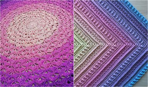 Ombre Baby Blanket Free Crochet Patterns