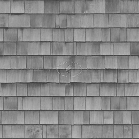 Wood Shingle Roof Texture Seamless 03868