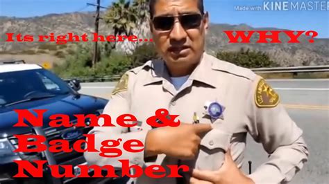 How Important It Is To Identify Cops Name And Badge Number Nevada
