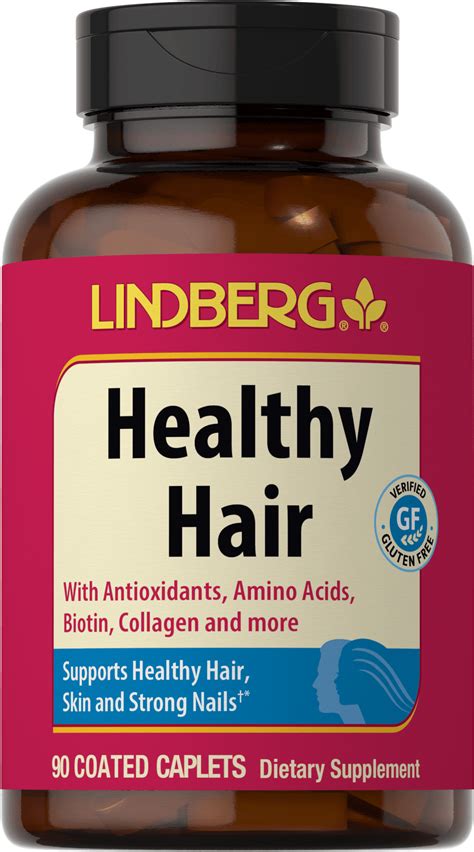 Hair Skin And Nails Vitamins 90 Caplets With Biotin And Collagen Non Gmo Gluten Free By