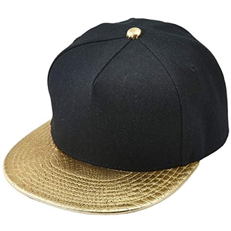 Unisex Snapback Hatsadjustable Hip Hop Flat Brim Baseball Cap Check