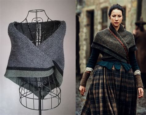 Outlander Shawl Pattern Claire Shawl Knitting Pattern Etsy