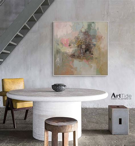 Large Abstract Landscape Paintingabstract Colorful Wall Etsy
