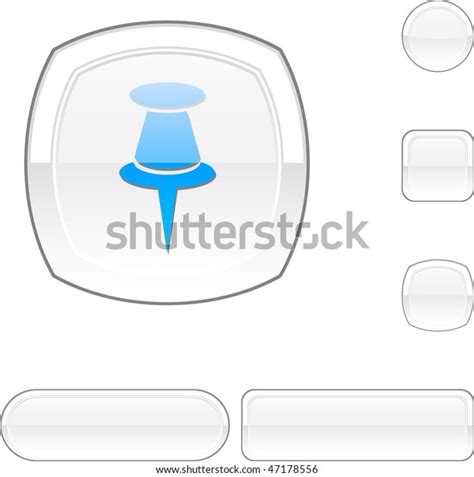 drawingpin white buttons vector illustration stock vector royalty free 47178556 shutterstock