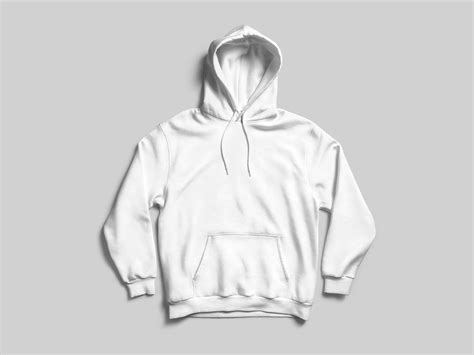 7629 White Hoodie Mockup Back Amazing Psd Mockups File