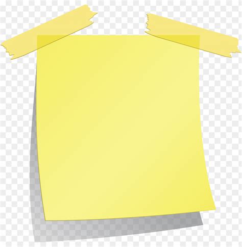 Free Download Hd Png Yellow Sticky Notes Clipart Png Photo 30133