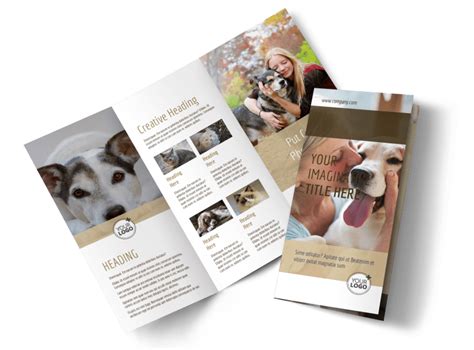 Pet Rescue Brochure Template Mycreativeshop