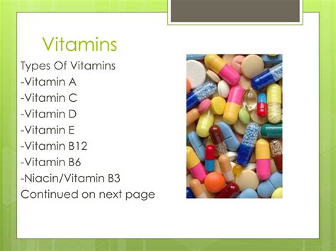 Ppt Vitamins Powerpoint Presentation Free Download Id2024486