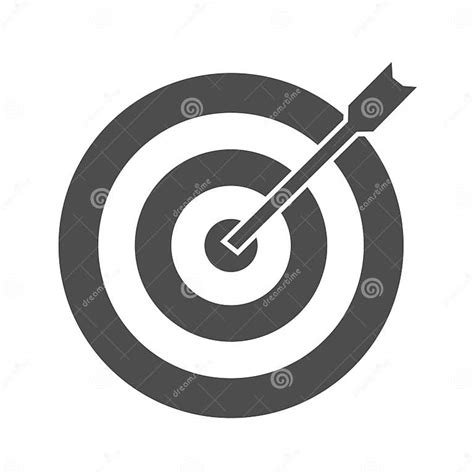 Goals Icon Vector Stock Illustration Illustration Of Arrow 148817990