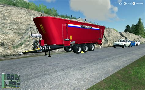 Peecon Big Mixer Wagon V10 Fs19 Farming Simulator 22 мод Fs 19 МОДЫ