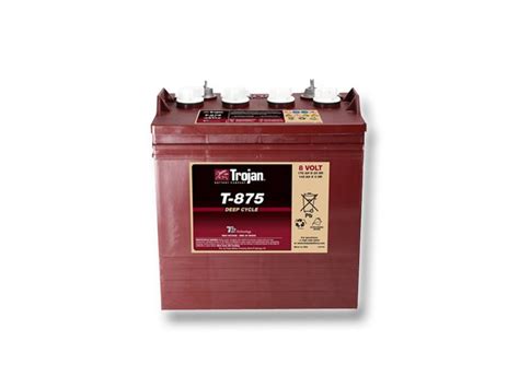 Trakční Baterie Trojan T 875 170ah 8v Battery Expert