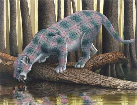 Delightfully Surreal Paintings Of Plaid Animals By Sean Landers
