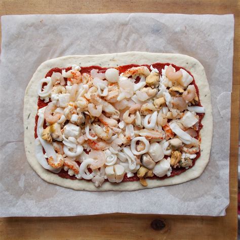 Pizza aux fruits de mer