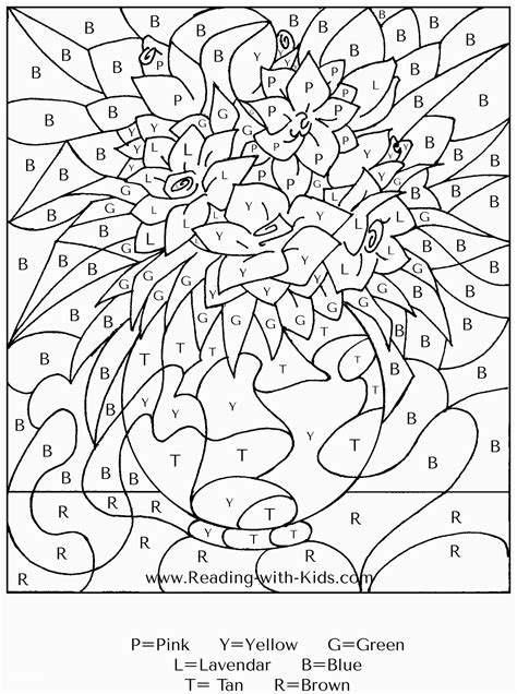 Coloring Pages : Color By Number Printables For Adults Beautiful