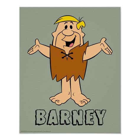 The Flintstones Barney Rubble Poster In