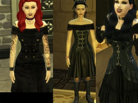 The Sims Resource Gothic Dresses