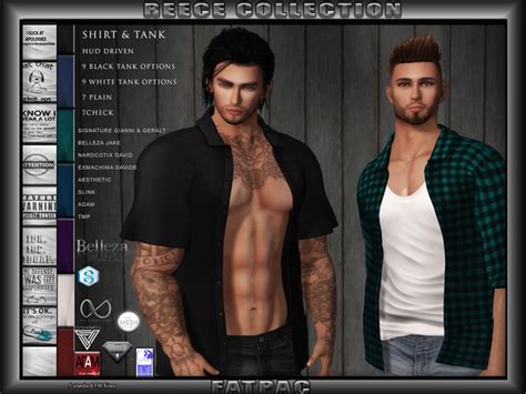 Second Life Marketplace Ts Mens Reece Collection